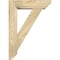 Ekena Millwork Traditional Slat Rough Sawn Bracket w/ Offset Brace, Douglas Fir, 6"W x 20"D x 28"H BKT0604X20X28TRA06RDF - alternate 4